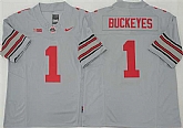 Men's Ohio State Buckeyes #1 Buckeyes Gray 2025 F.U.S.E. Limited Stitched Jersey,baseball caps,new era cap wholesale,wholesale hats